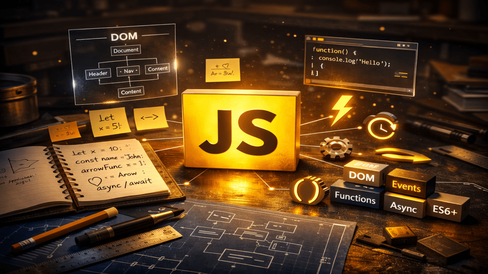 JavaScript چیست؟ آموزش جامع جاوااسکریپت از صفر تا پیشرفته